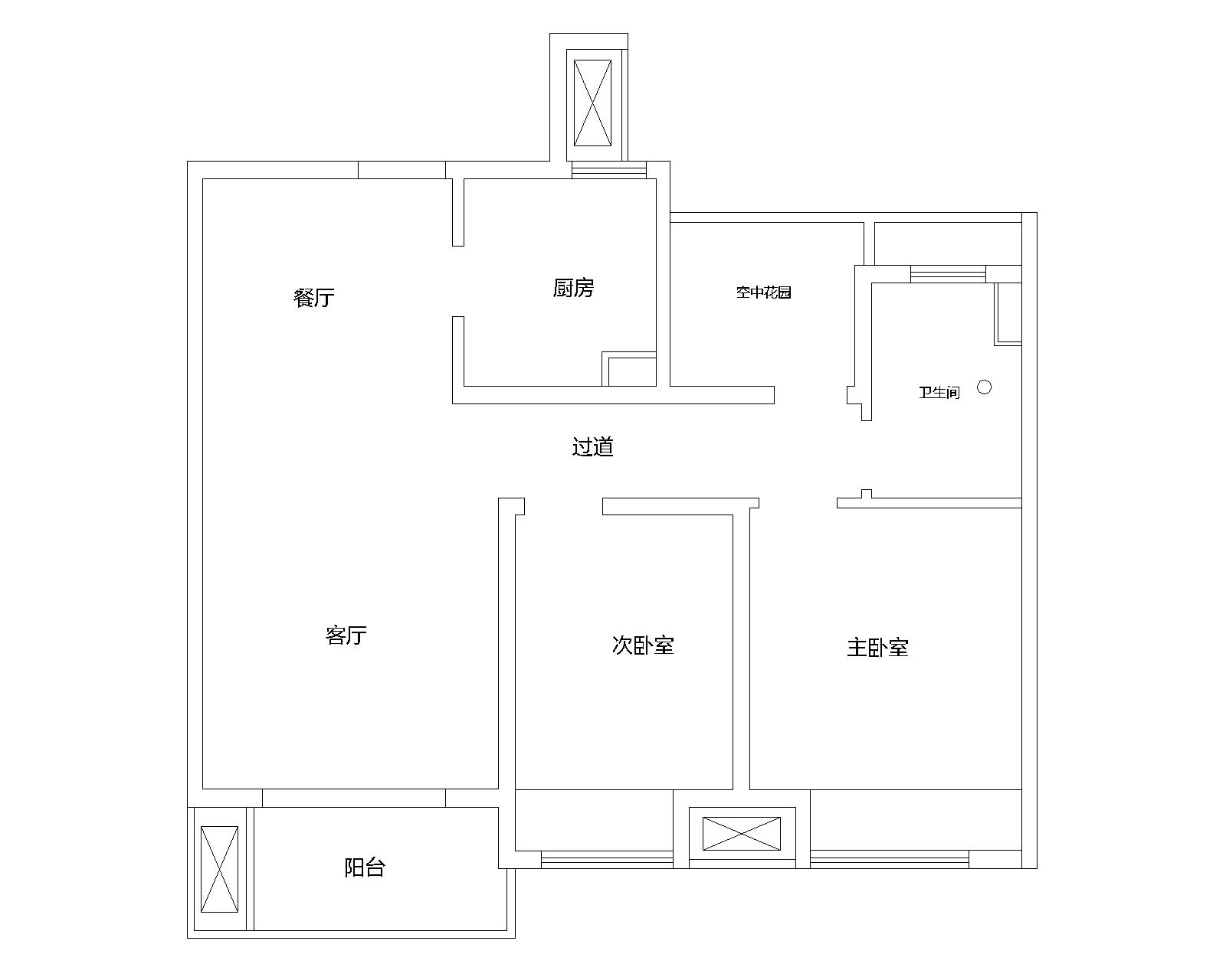 中海凤凰熙岸-现代简约-三居室