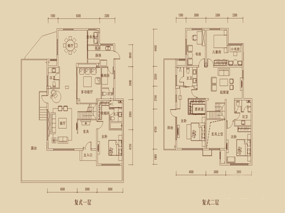 阳光100后海-现代简约-复式