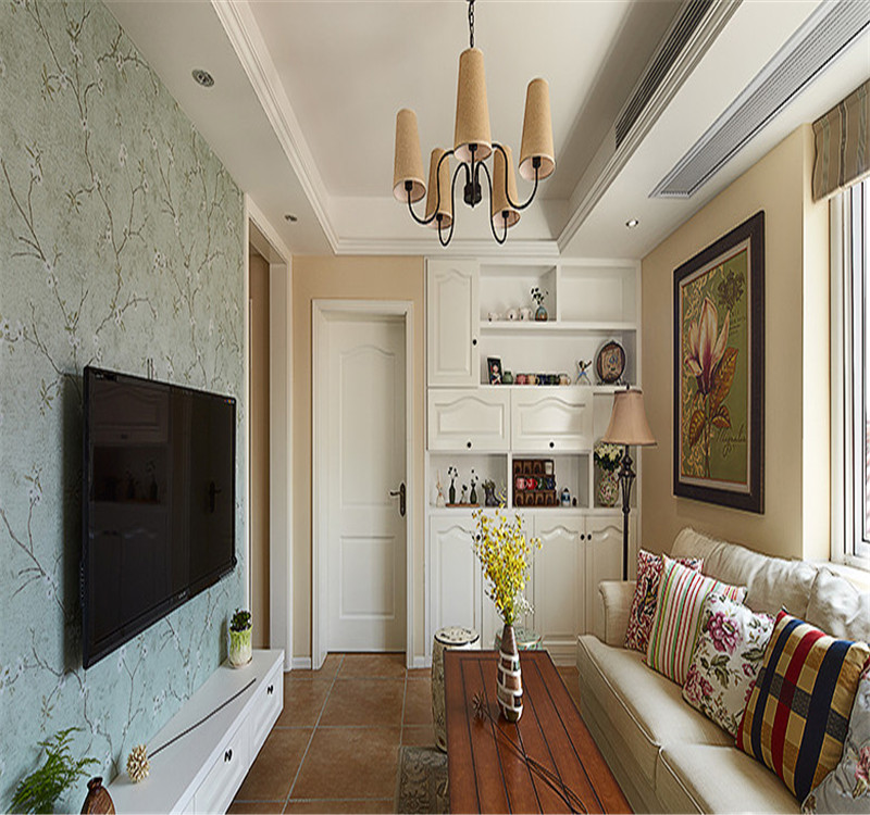 泛海拉菲--美式风格--二居室