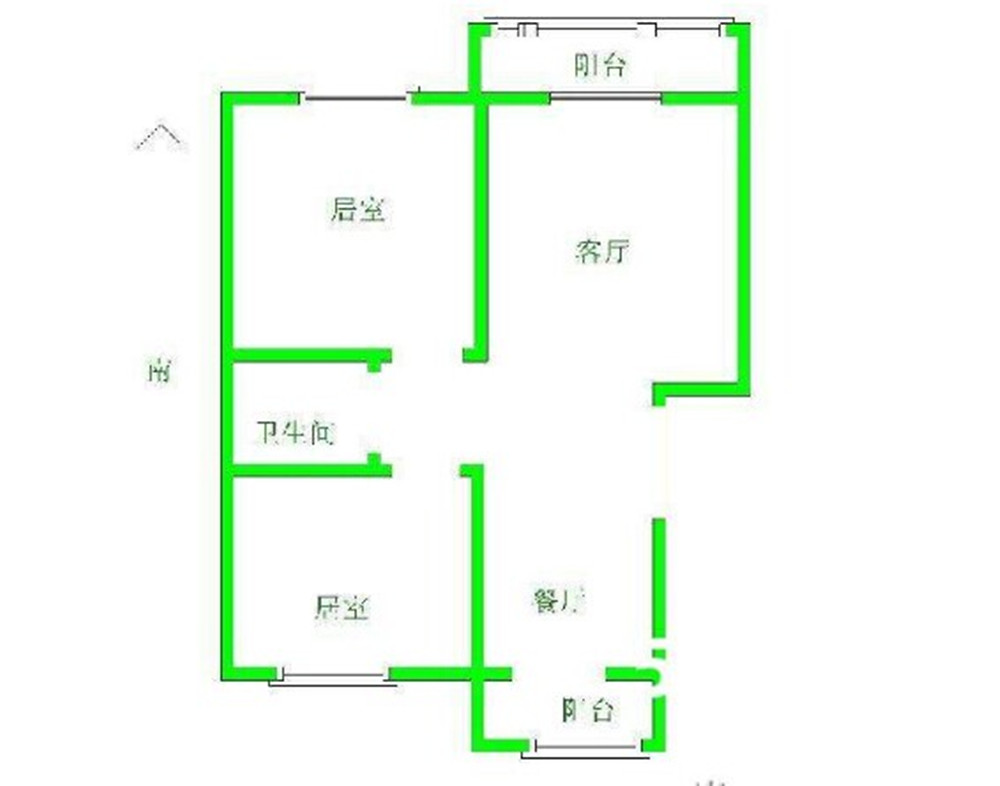 东郊小镇—田园—二居室