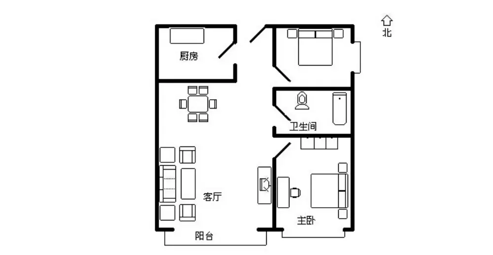 中环品悦-简欧风格-二居室