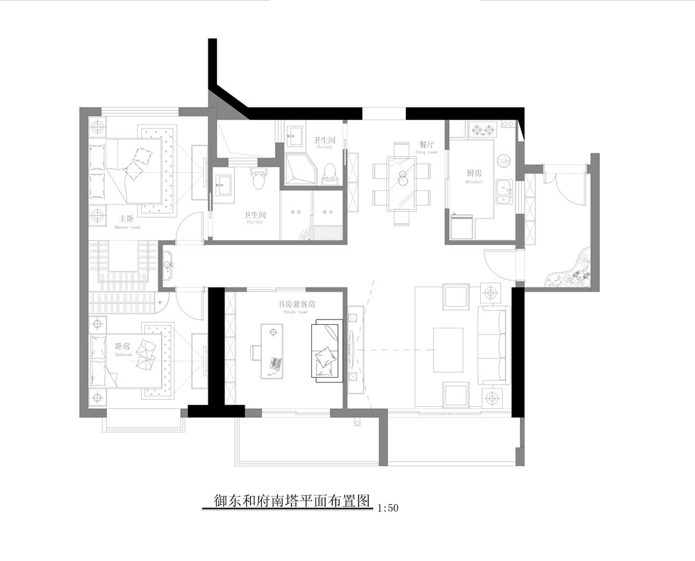 御东和府南塔现代简约风格