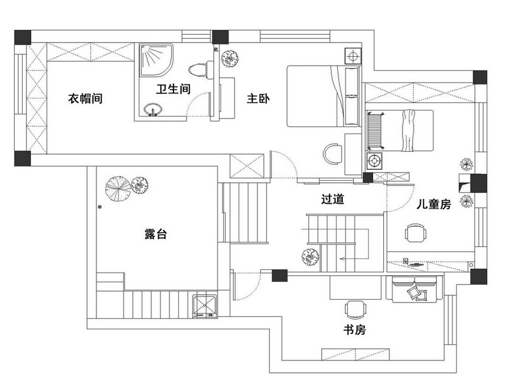 麟恒中心广场田园风格