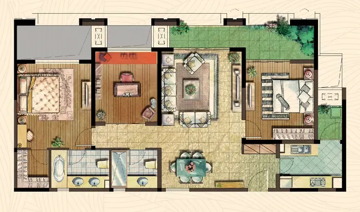 6平米10万-龙德花园装修案例-常州房天下家居装修网