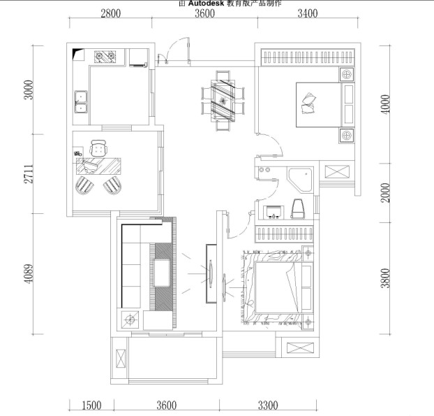 135平米新中式装修效果