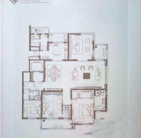 绿地海珀紫庭别墅-四居室-西式古典