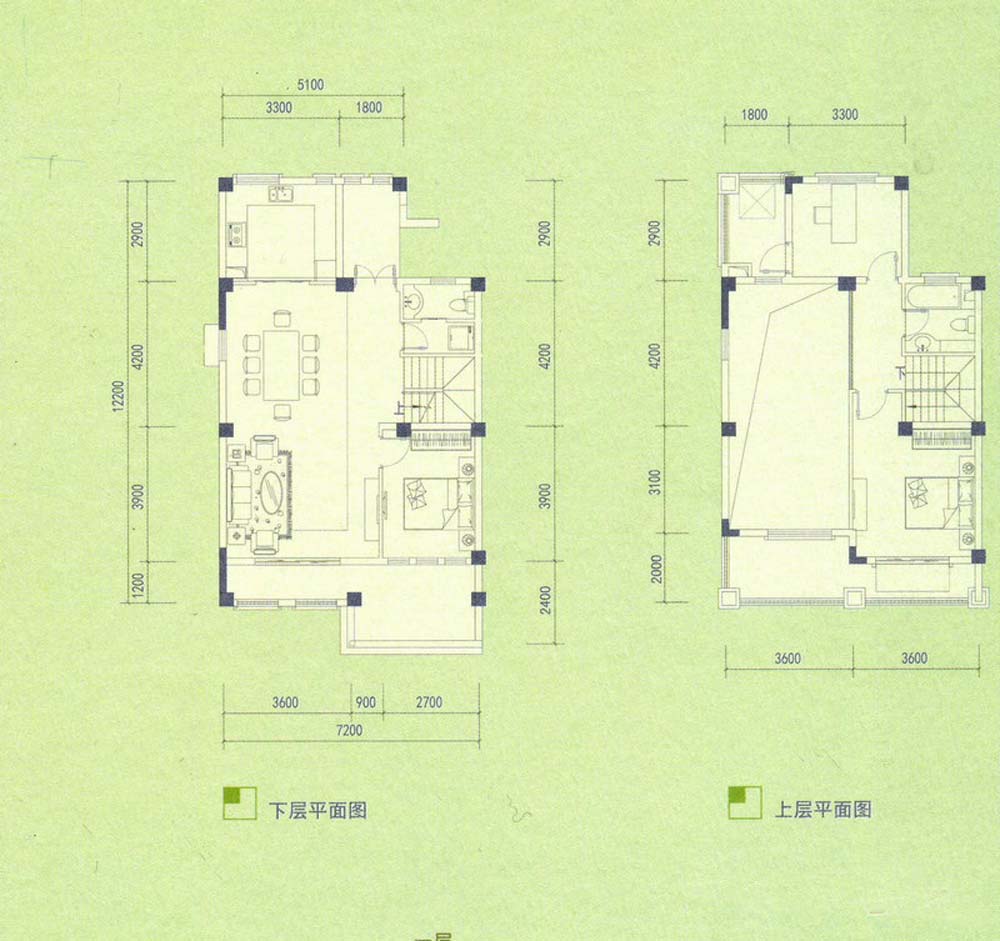 东郊小镇三居室欧式风格