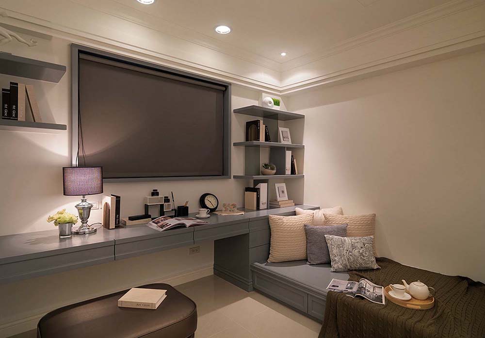 打造一片静雅柔然，舒适优雅的简欧居室环境