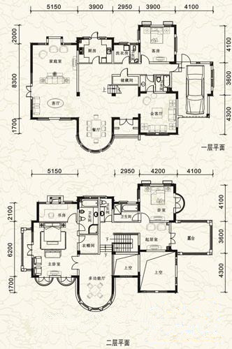 棕榈湖国际社区·337平·黑白现代时尚