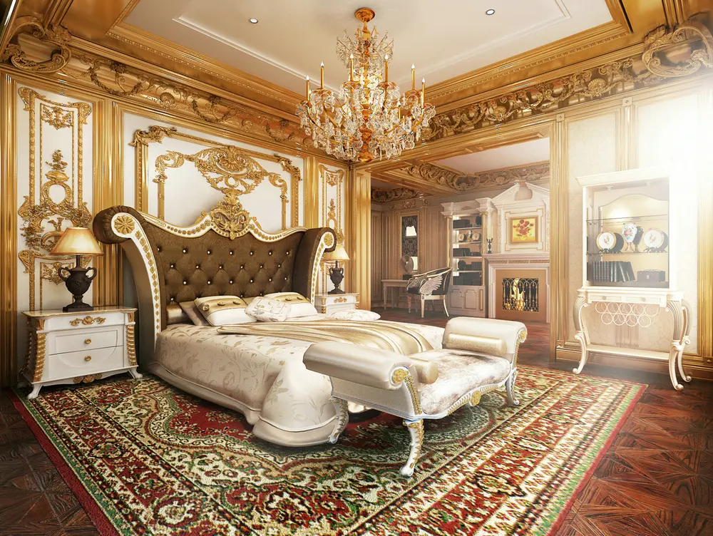 美式巴洛克风别墅1000平米400万-宫装修案例-上海房天下家居装修网