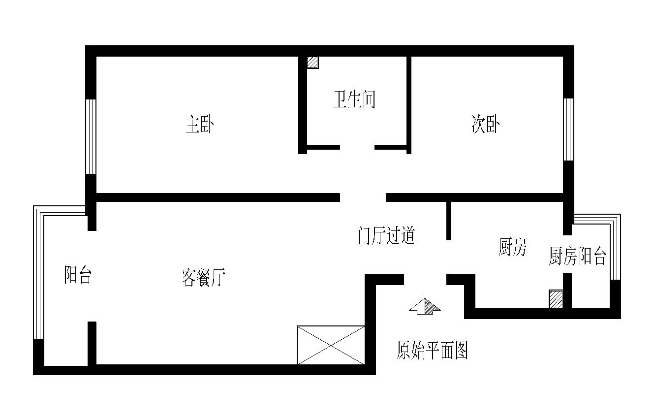 观澜华庭-现代简约-89平米两居室装修