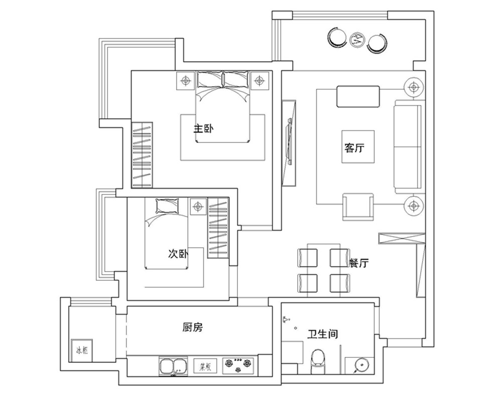 平面傢俱佈置圖該商戶其他案例同戶型同風格同價格更多 >家居百科裝修