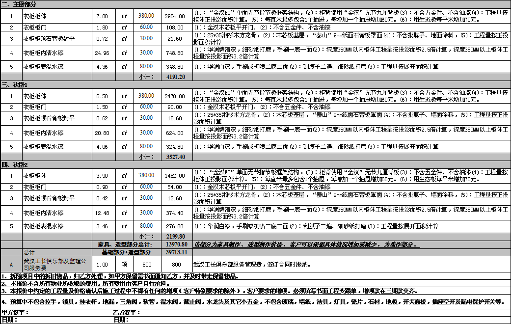 汉阳人信汇D1户型138㎡半包3.97万