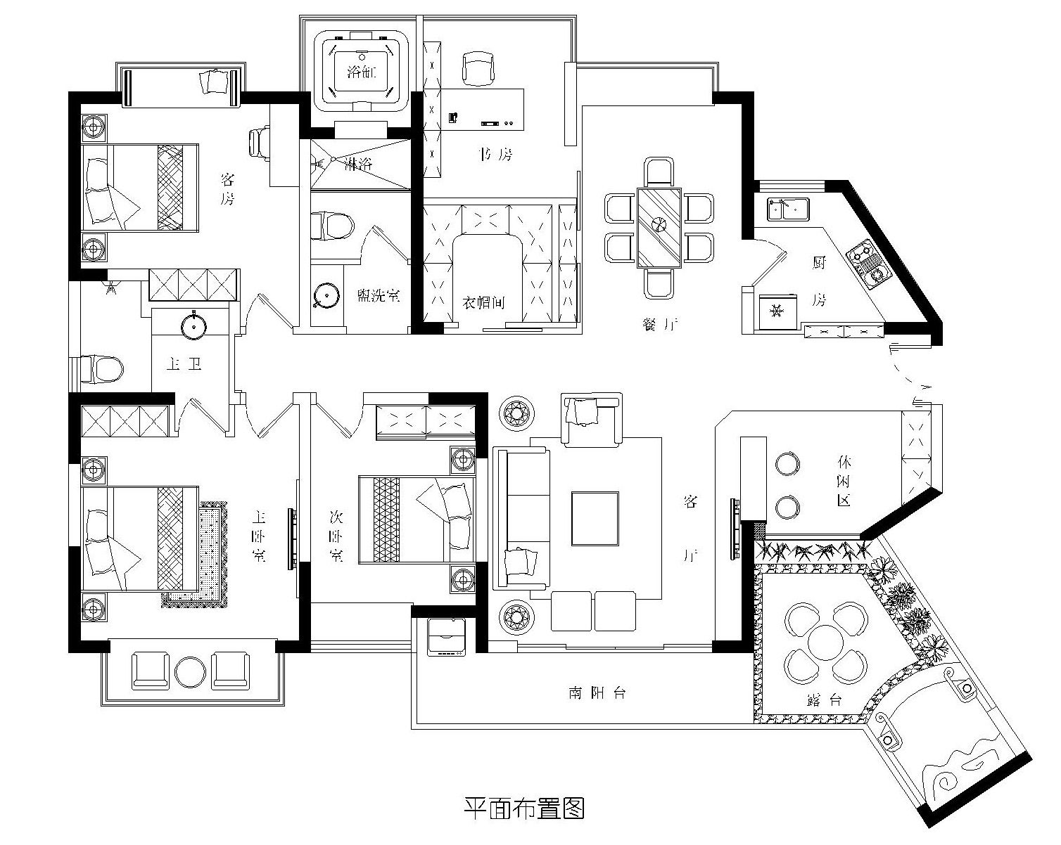 山水设计栢悦公馆143平