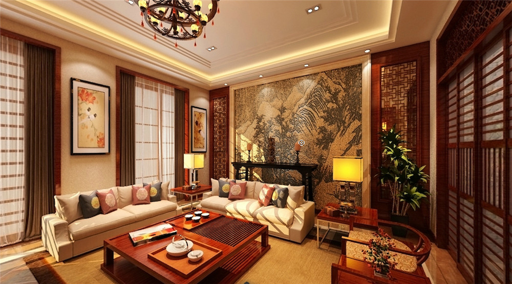 中海北滨1号-中式古典-别墅