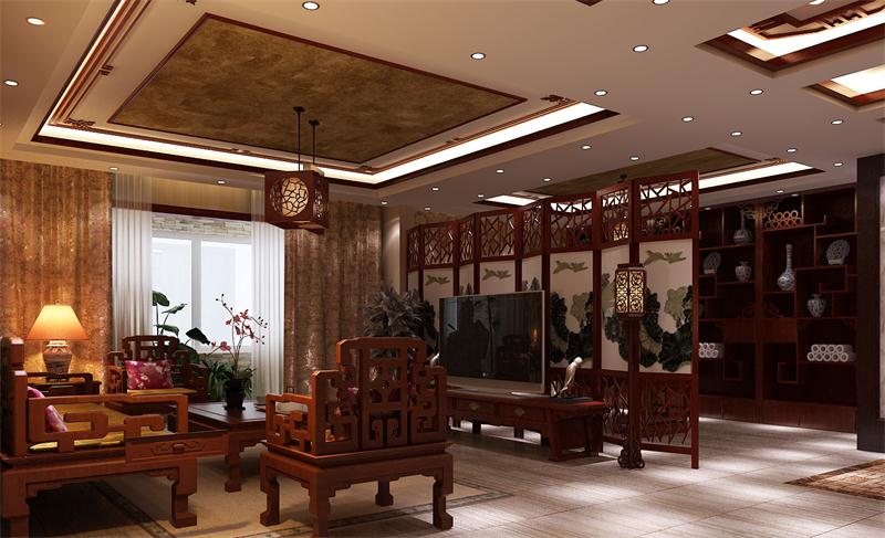 福星惠誉国际城-中式风格-三居室