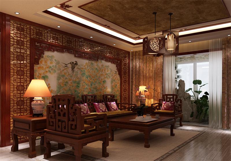 福星惠誉国际城-中式风格-三居室