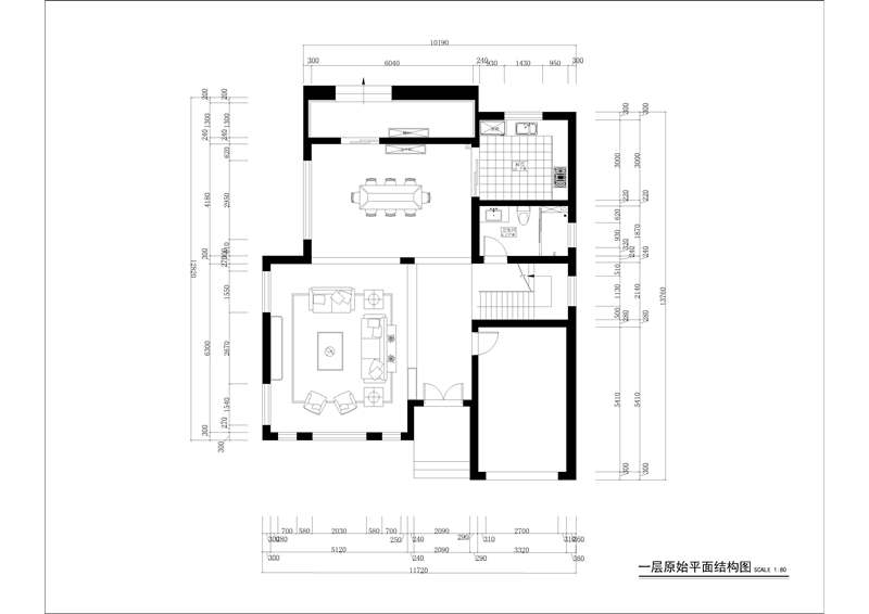 棕榈泉小区323平米美式风格效果图展示