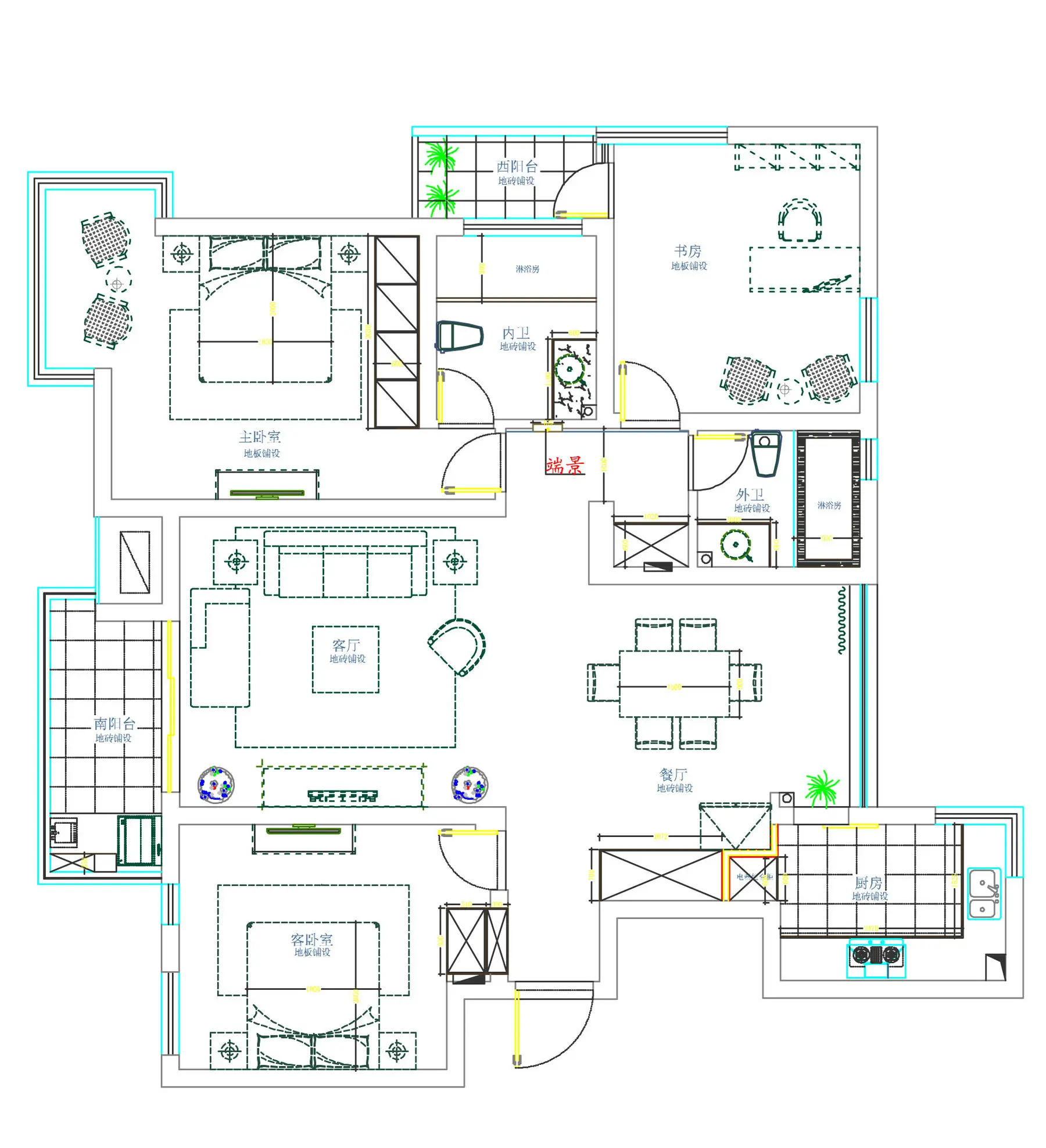 天都花园LOFT混搭实景