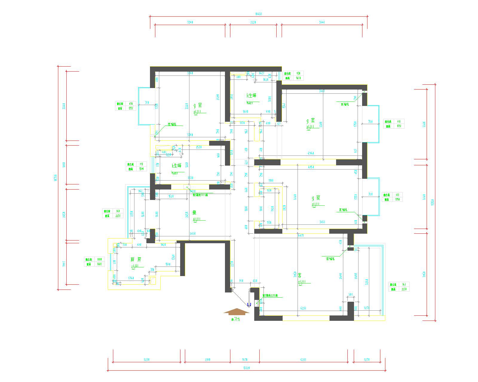 圣骊澳门苑-新古典风格-149平米三居室