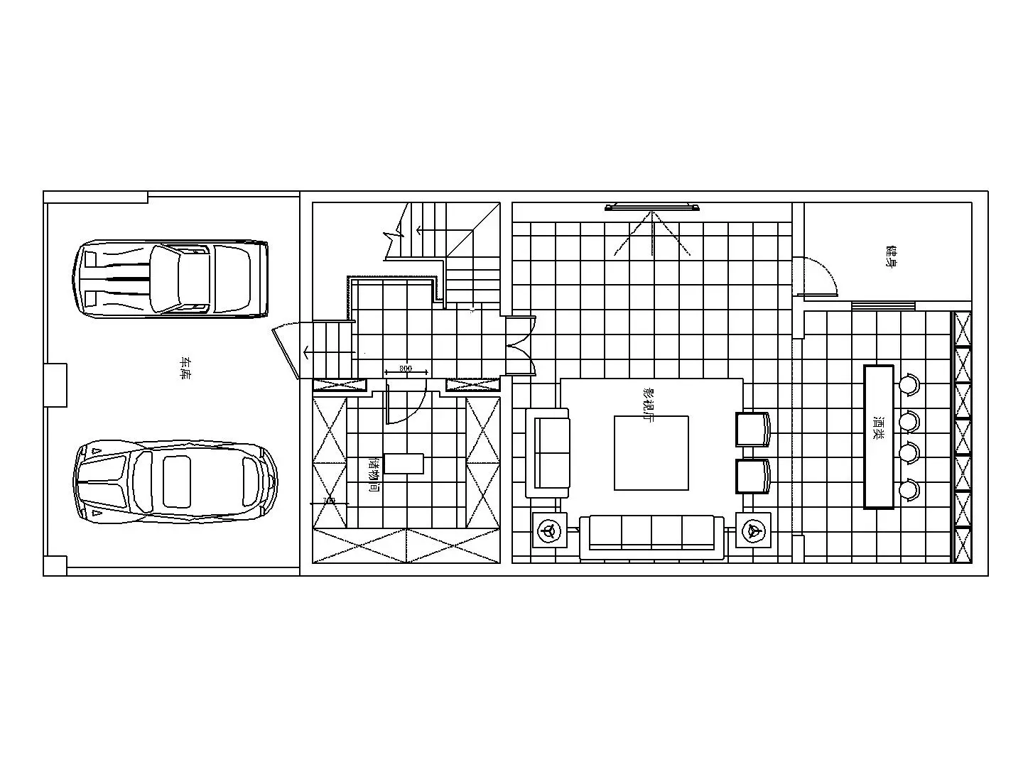 地下室平面布置图