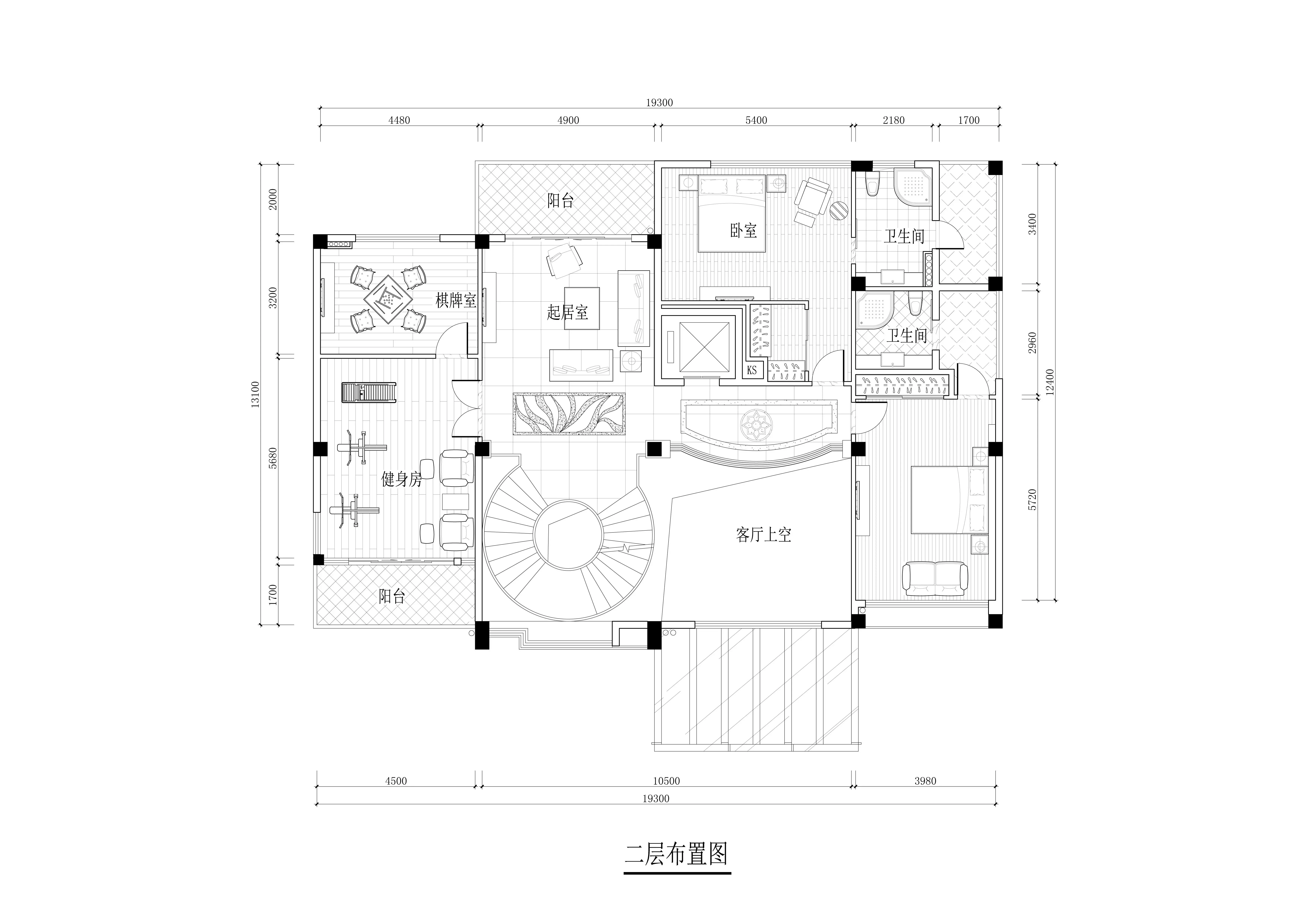 古北臻园别墅户型图图片