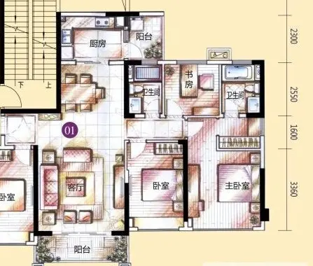 现代简约家 6万装92平温馨三居