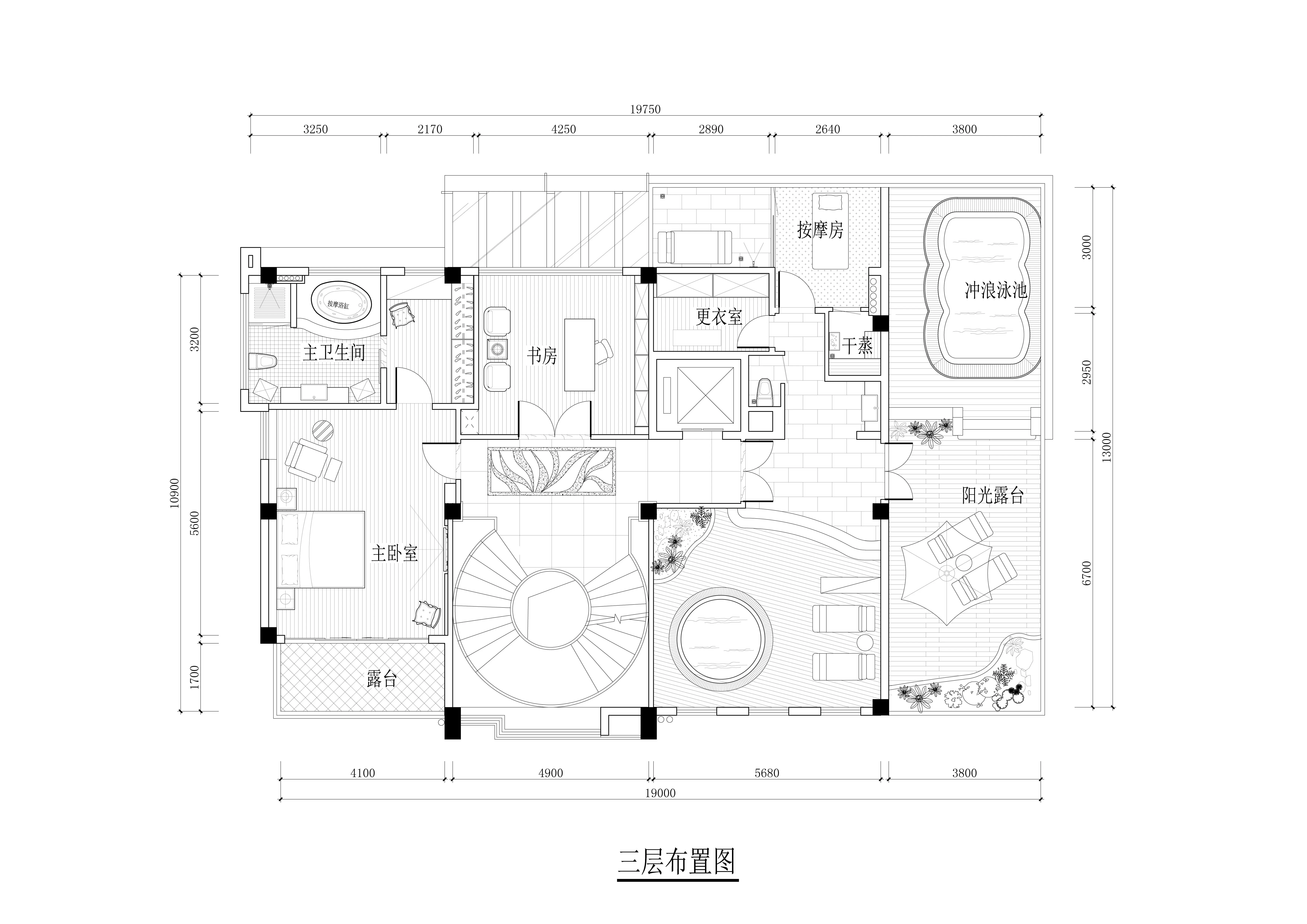 古北臻园别墅户型图图片