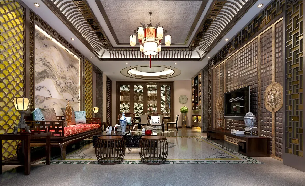 流金岁月,中式豪宅