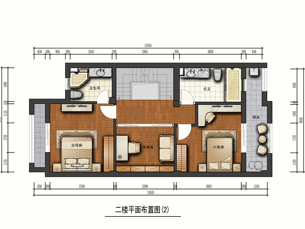 龙湖蔚澜香醍建筑面积300㎡欧式风格