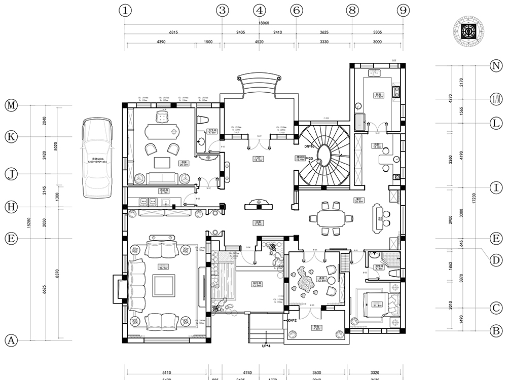 泰晤士小镇建筑面积220㎡欧式风格