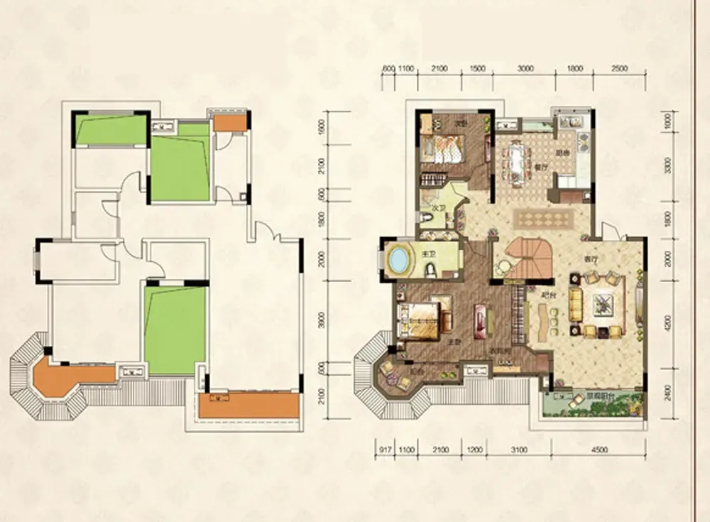 华宇上院-现代简约-跃层