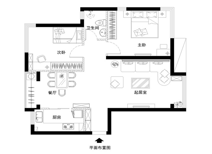 金田花园设计案例效果图