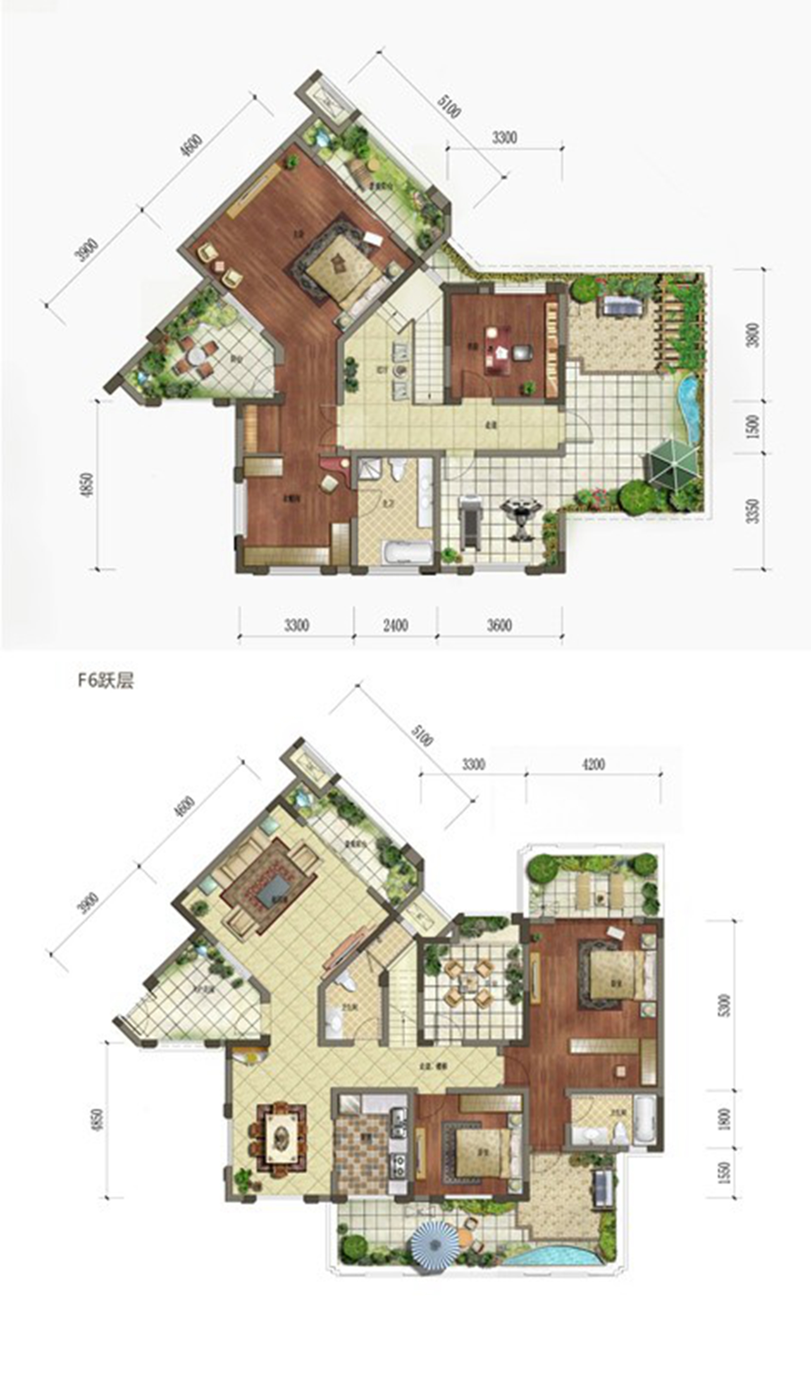 华润凤凰城237㎡中式风格实景图