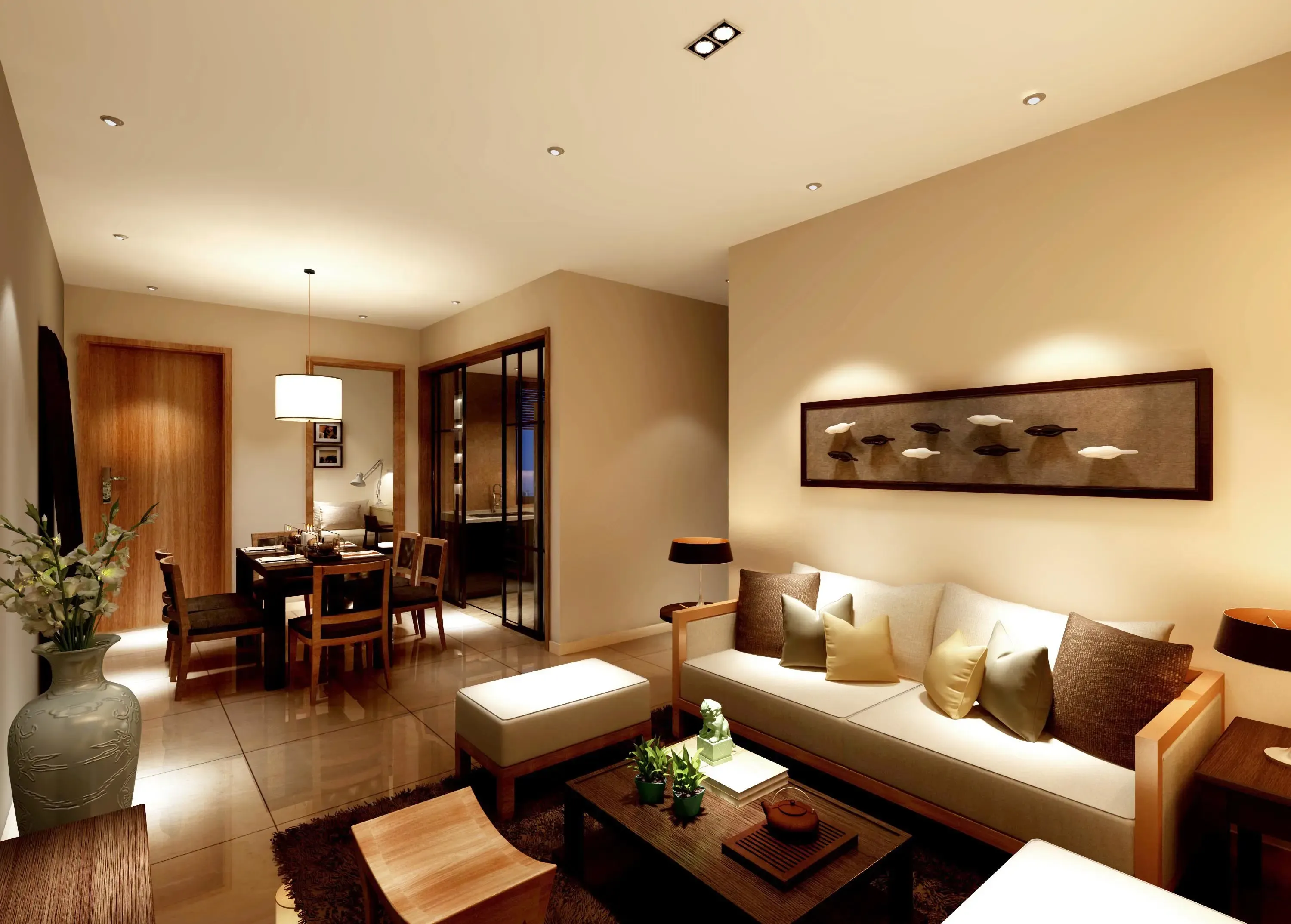 海南三亚某楼盘样板房a2户型