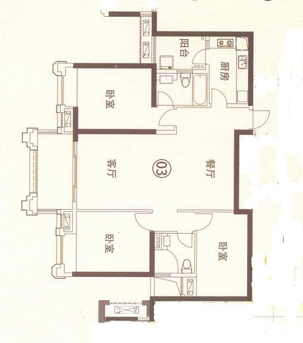 中海千灯湖1号-田园风格