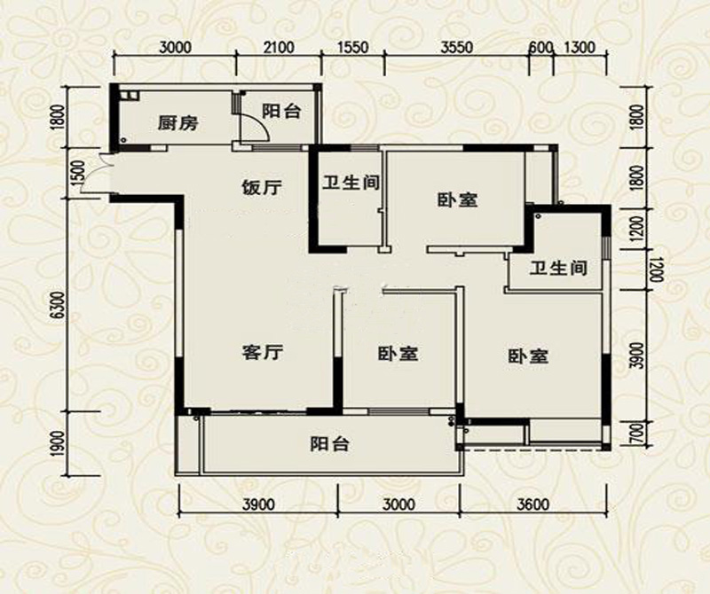 新中式——三居室