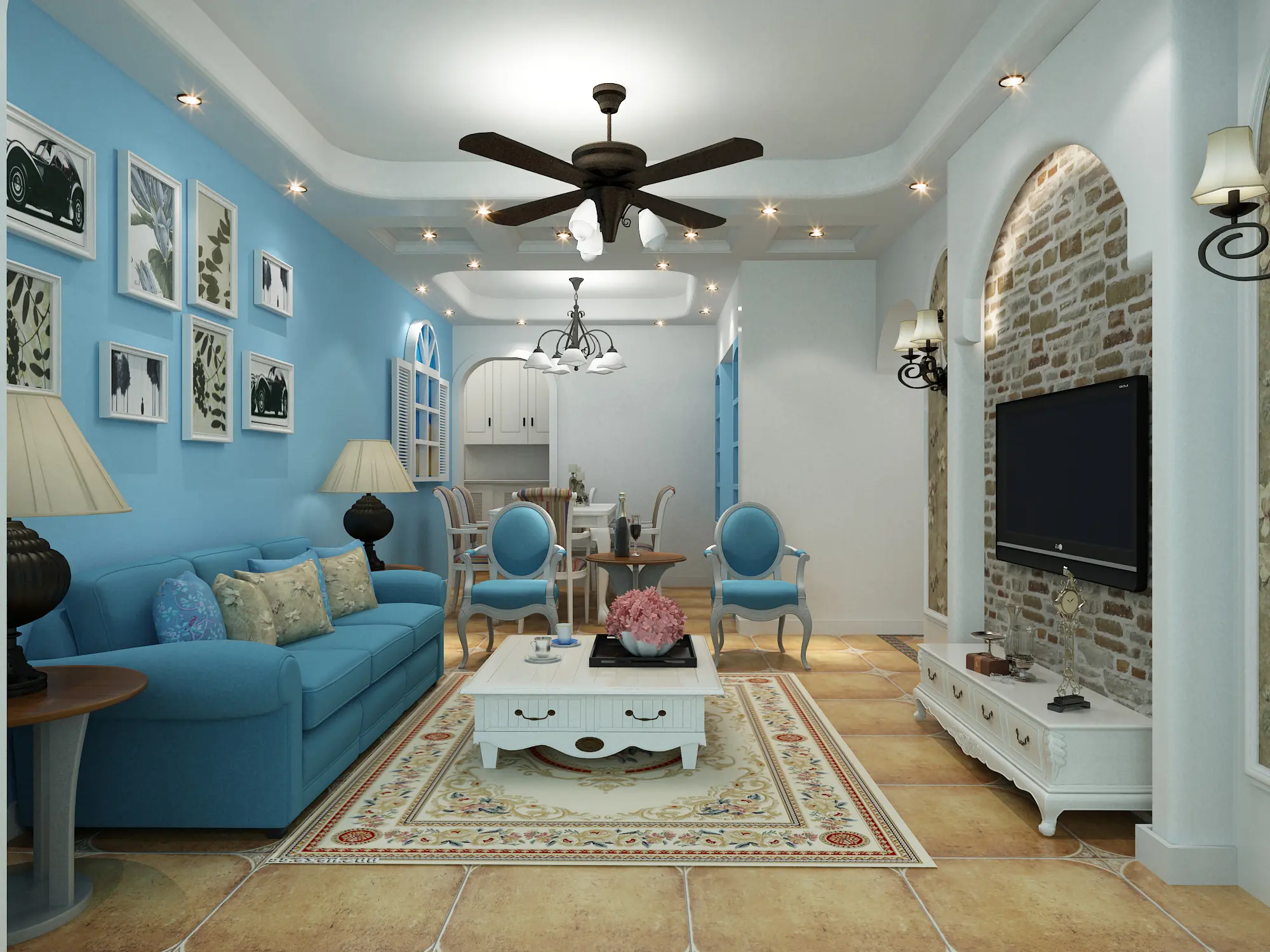 地中海风格,海洋清新感!