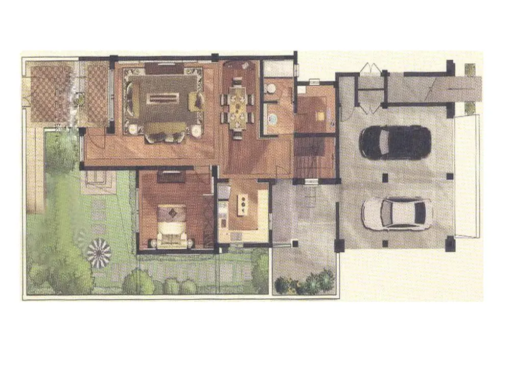 尚东鼎别墅套内面积300㎡美式风格